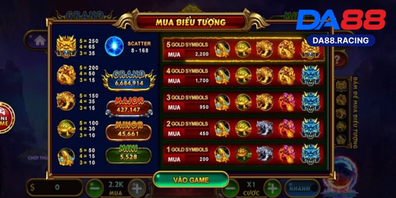 Game Kho Báu Tứ Linh Da88